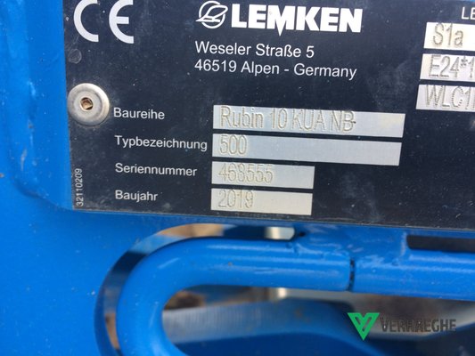 Déchaumeur à disques Lemken Rubin  10/500 KUA